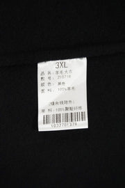 WWC-16998-1 Black Stitching Luxury Style Pure Wool Coat