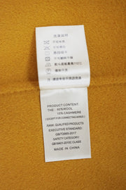 WCC-0722RC-1 Caramel Luxury Style Water Ripple Cashmere Coat