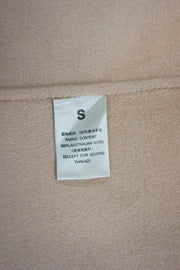 WWC-0723SMG-1 Camel Asymmetrical Wrap 100% Wool Coat
